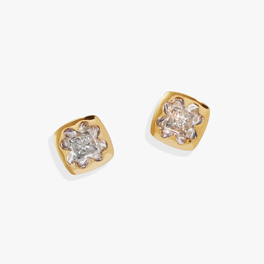 Crystal Clover Mini Stud Earrings, Earrings, $ 28.00, A Moment Of Now™
