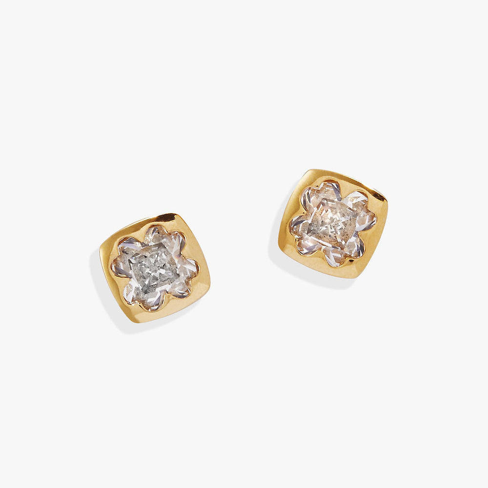 Crystal Clover Mini Stud Earrings, Earrings, $ 28.00, A Moment Of Now™