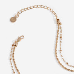 Crystal Dragonfly Double Layer Necklace, Necklaces, $ 58.00, A Moment Of Now™