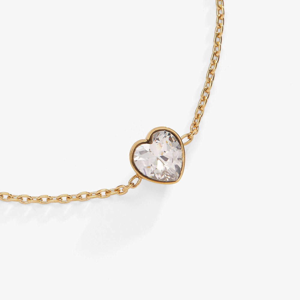 Crystal Heart Inline Bracelet, Bracelets, $ 23.90, A Moment Of Now™