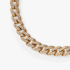 Crystal Pave Curb Chain Bracelet, Bracelets, $ 98.00, A Moment Of Now™