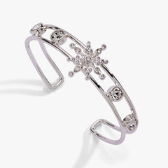 Crystal Snowflake Cuff Bracelet, Bracelets, $ 48.00, A Moment Of Now™
