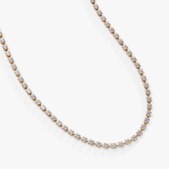 Crystal Tennis Chain Necklace, Necklaces, $ 23.90, A Moment Of Now™