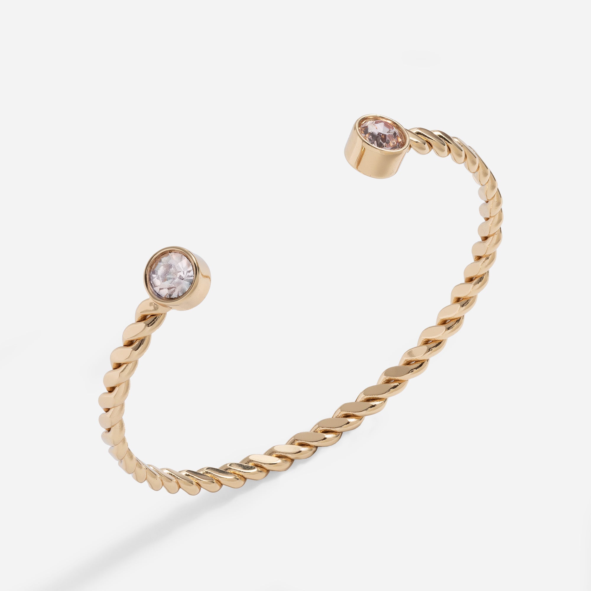 Twisted Crystal Cuff, Bracelets, $ 16.90, A Moment Of Now™