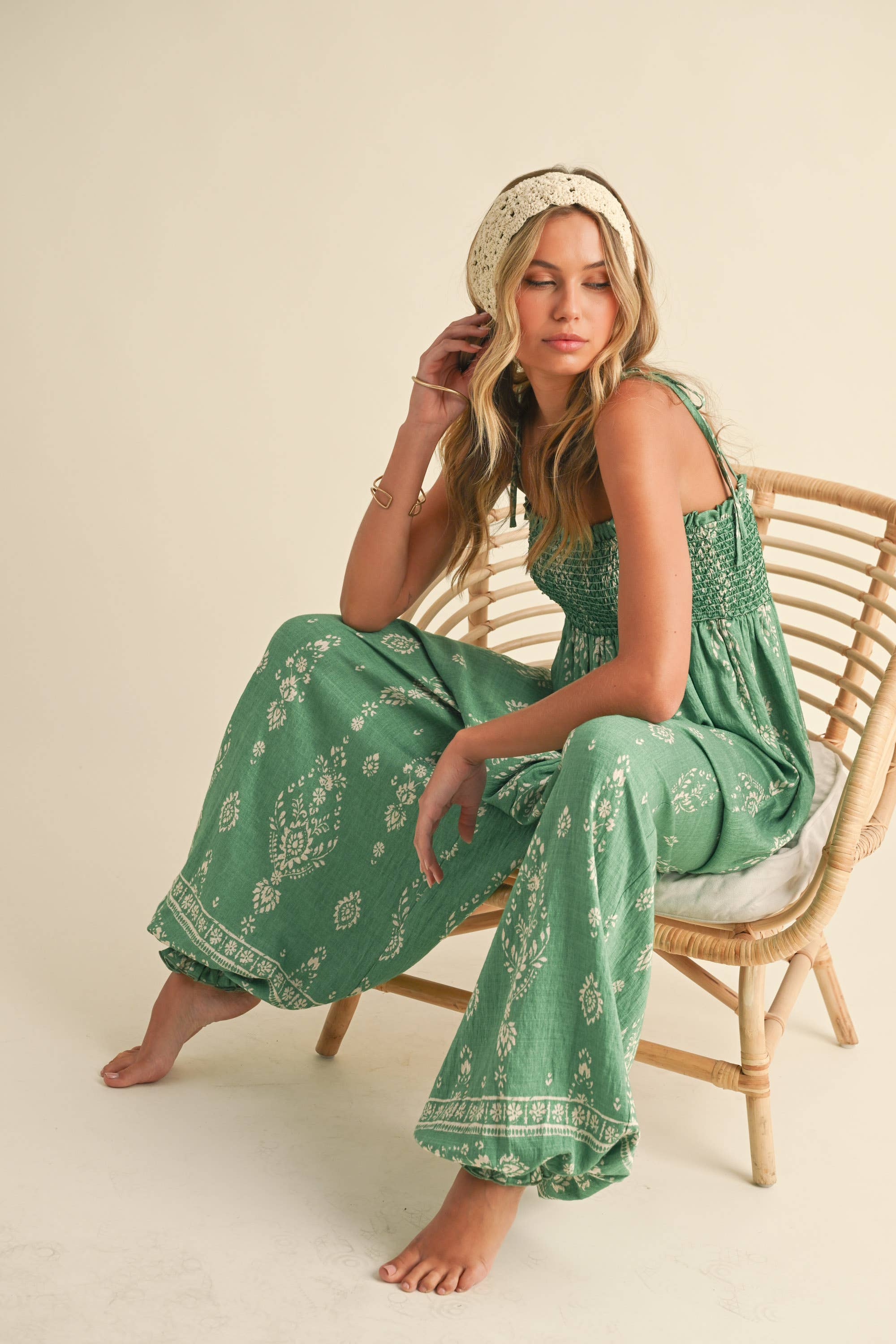 Wildflower Dreams Balloon Jumpsuit | Boutique In USA, Clothing, $ 59.00, A Moment Of Now™