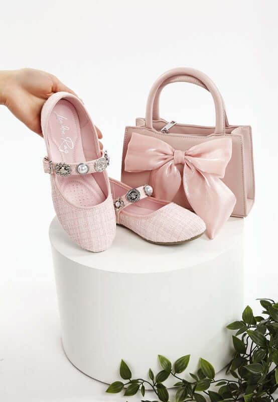 Noyama Charms Embellished Tweed Mary Janes Flats, Mary Janes Flats, $ 70.00, A Moment Of Now™