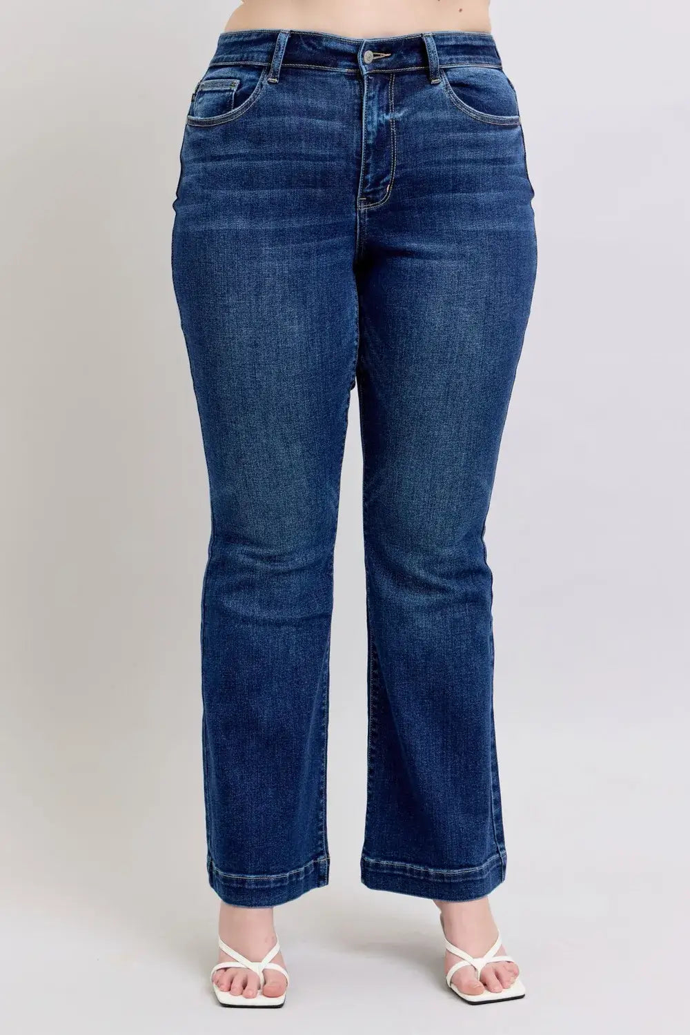 Judy Blue High Rise Flare Jeans with Pockets Plus Size, , $ 65.00, A Moment Of Now™