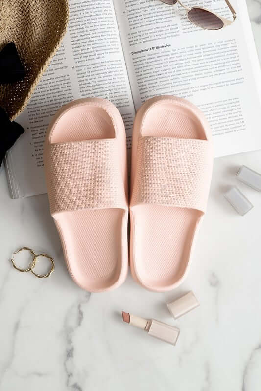 Unisex EVA Thick Sole Pillow Slippers Cloud Cushion Slides