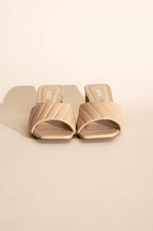 W-NINA Slide Mule Heels Sandals, Fortune Dynamic, $ 39.00