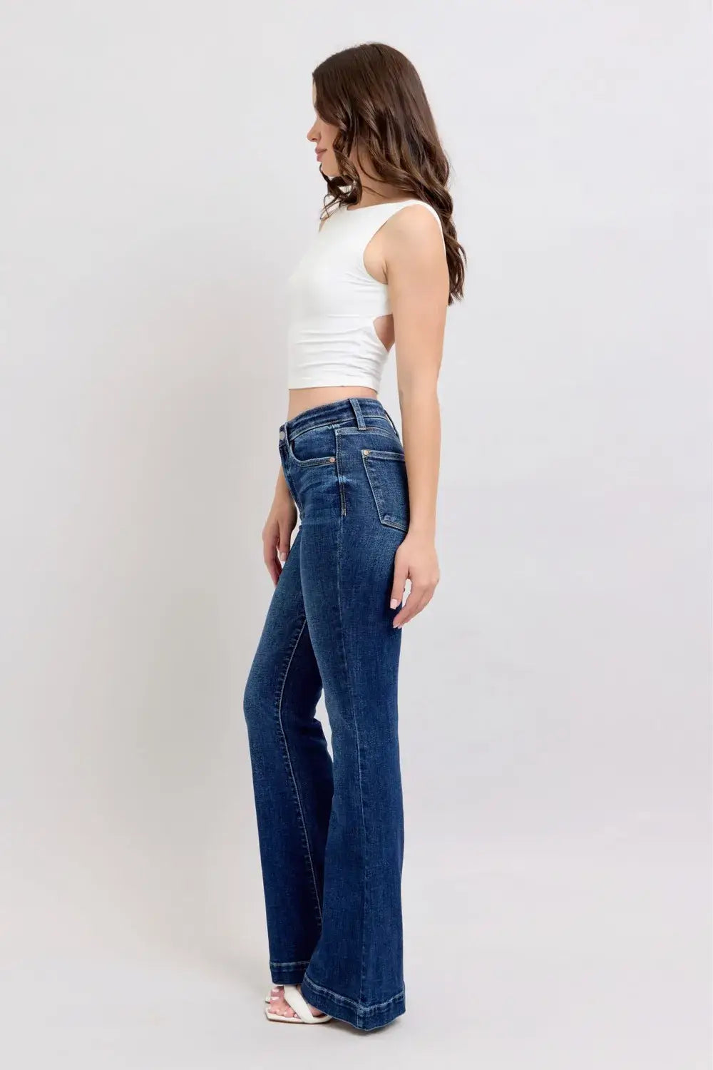 Judy Blue High Rise Flare Jeans with Pockets Plus Size, , $ 65.00, A Moment Of Now™