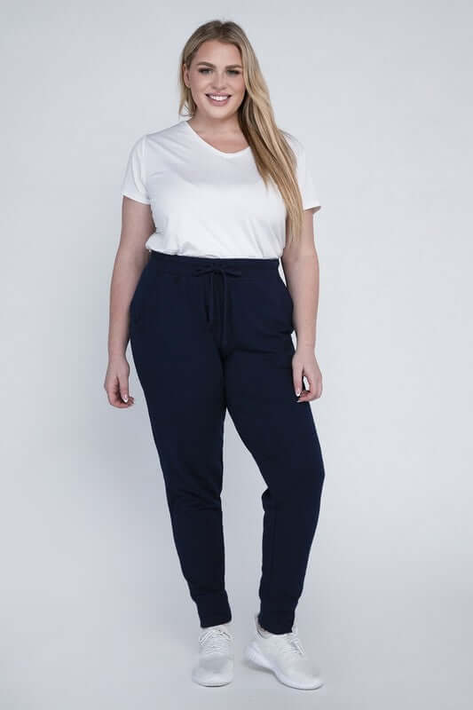 Plus Size Comfy Fit Jogger Pants, Ambiance Apparel, $ 26.95