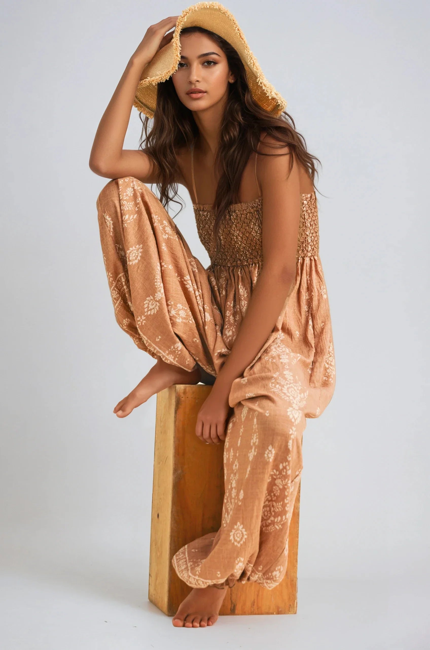 Wildflower Dreams Balloon Jumpsuit | Boutique In USA, Clothing, $ 59.00, A Moment Of Now™