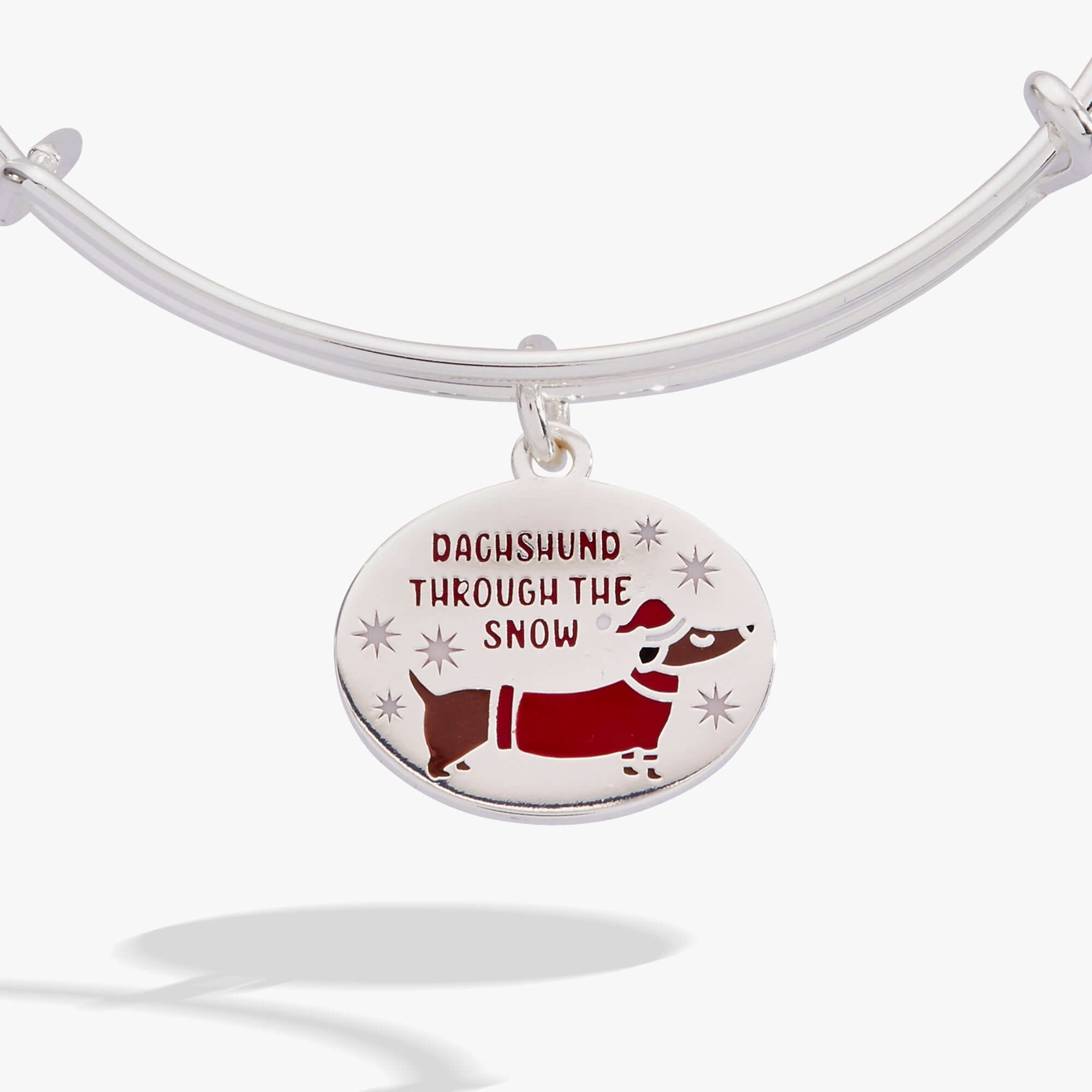 'Dachshund Through The Snow' Dog Charm Bangle, Bracelets, $ 28.00, A Moment Of Now™