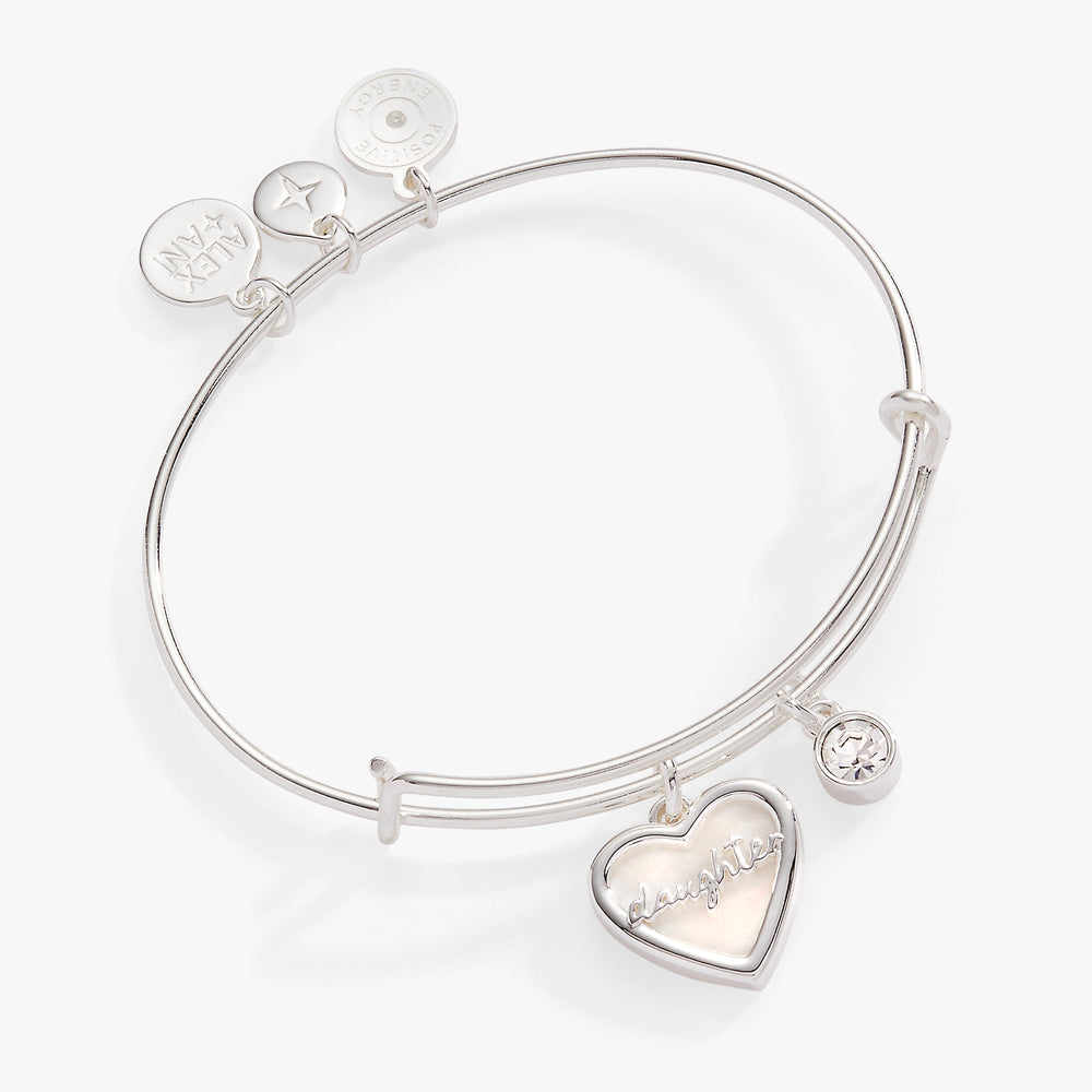 Daughter Mother of Pearl Bangle, Bracelets, $ 34.00, A Moment Of Now™