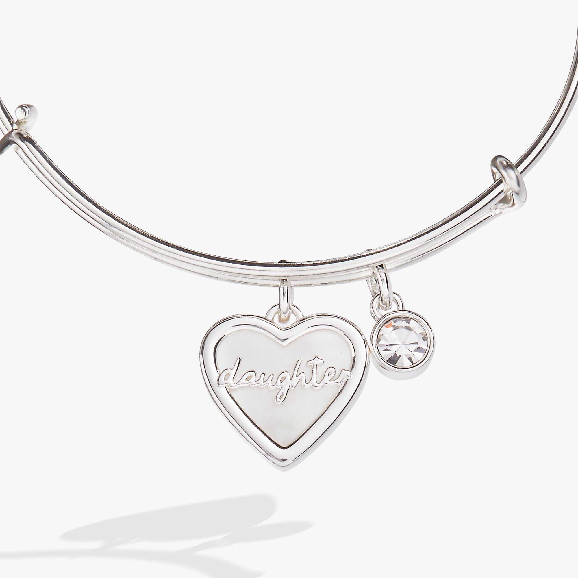 Daughter Mother of Pearl Bangle, Bracelets, $ 34.00, A Moment Of Now™