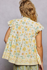 POL Tassel Tied Floral Flutter Sleeve Blouse, , $ 60.00, A Moment Of Now™