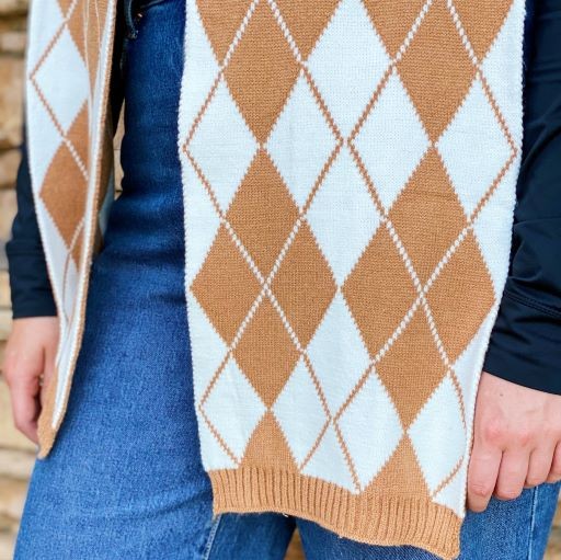 Shop Our Gal Patterned Knit Scarf For Women | Shop Boutique Clothing, Scarves, USA Boutique