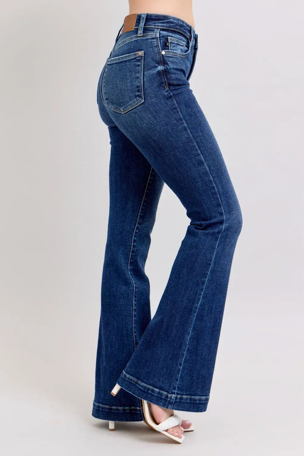 Judy Blue High Rise Flare Jeans with Pockets Plus Size, , $ 65.00, A Moment Of Now™