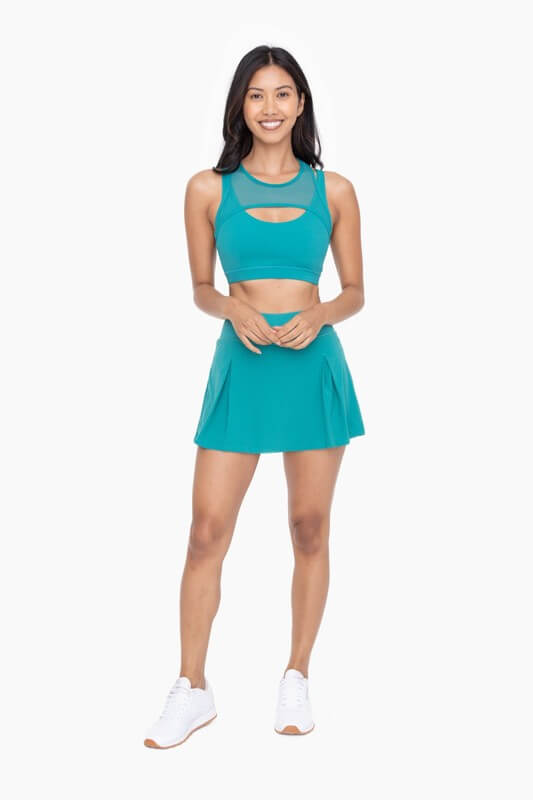 Two Pleat Activewear Tennis Skort, Mono B, A Moment Of Now