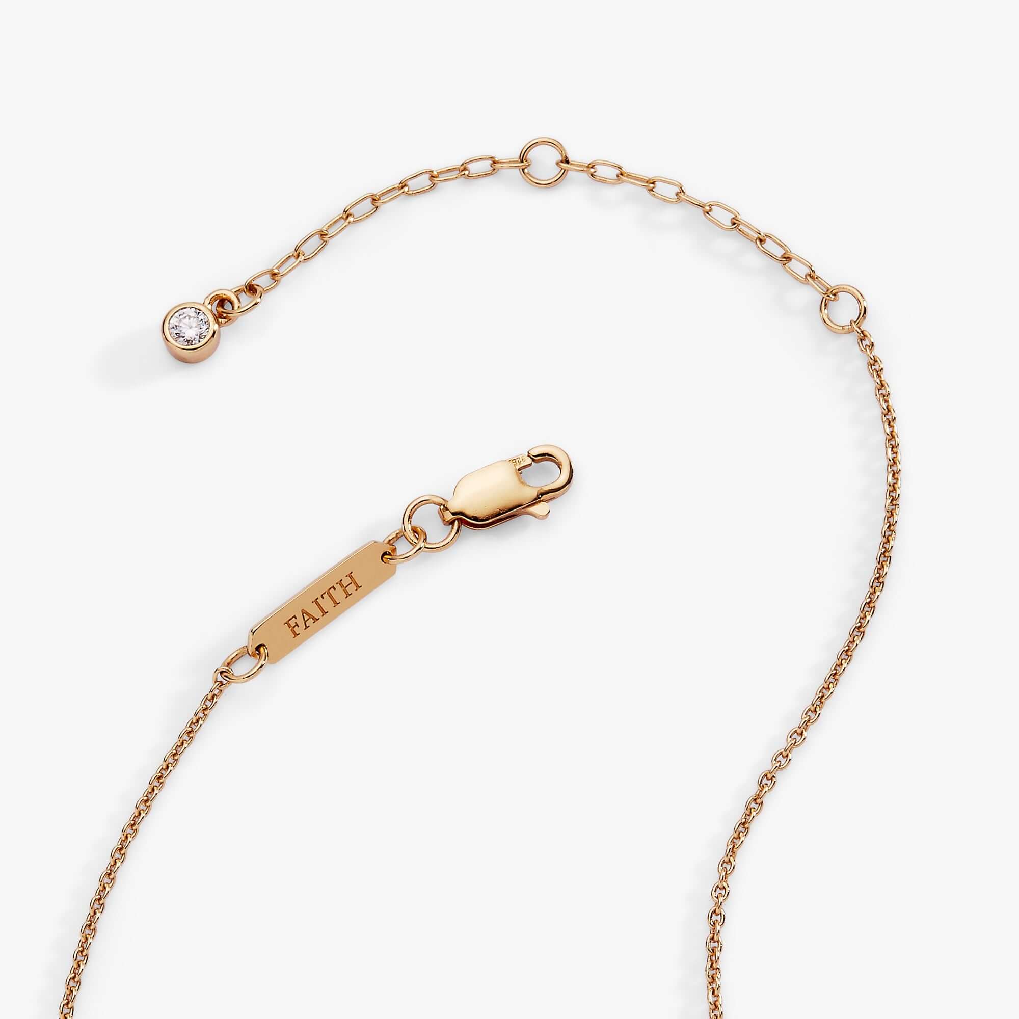 Cross Delicate Pave Crystal Pendant Necklace, Necklaces, $ 78.00, A Moment Of Now™