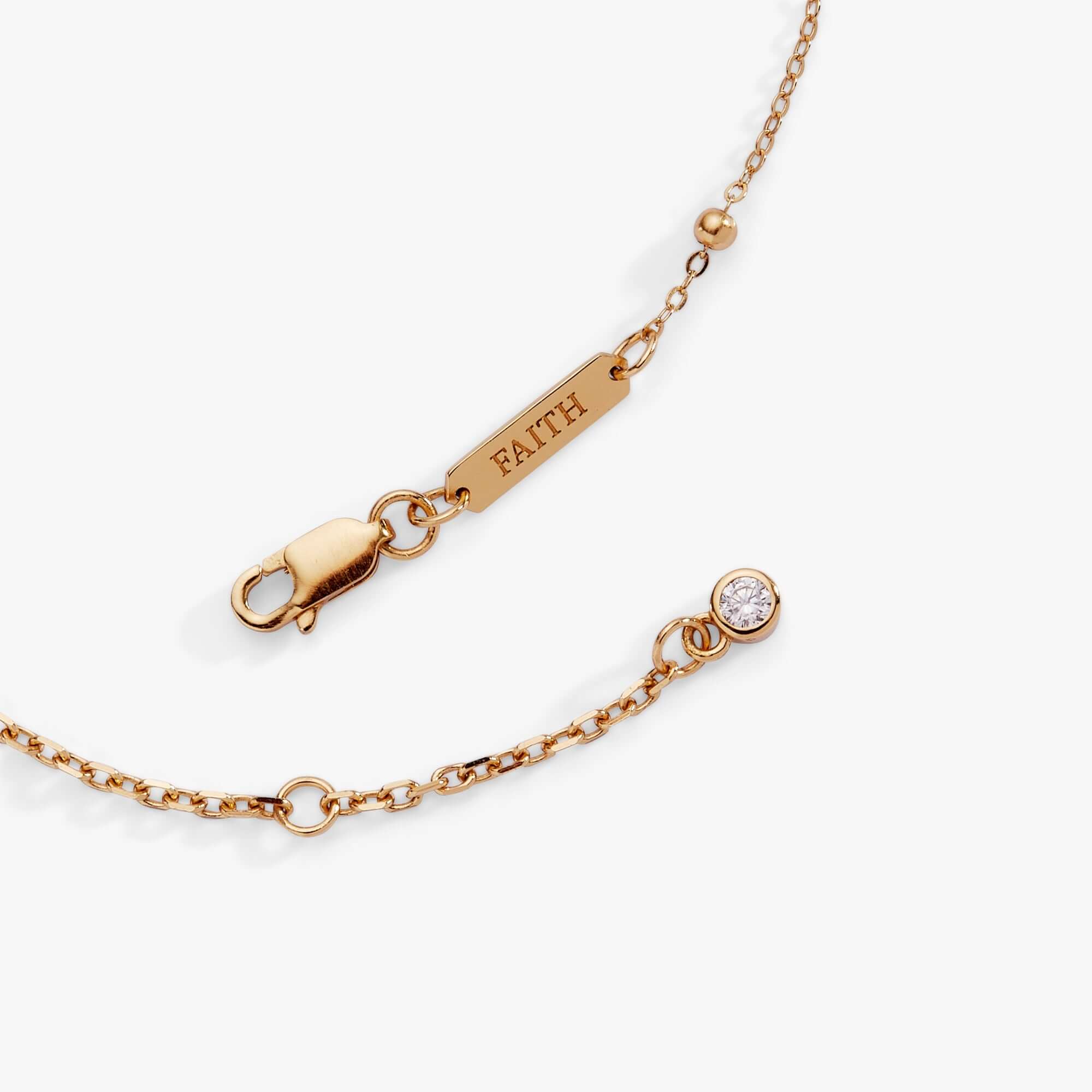 Cross Delicate Pave Crystal Beaded Strand Bracelet, Bracelets, $ 68.00, A Moment Of Now™