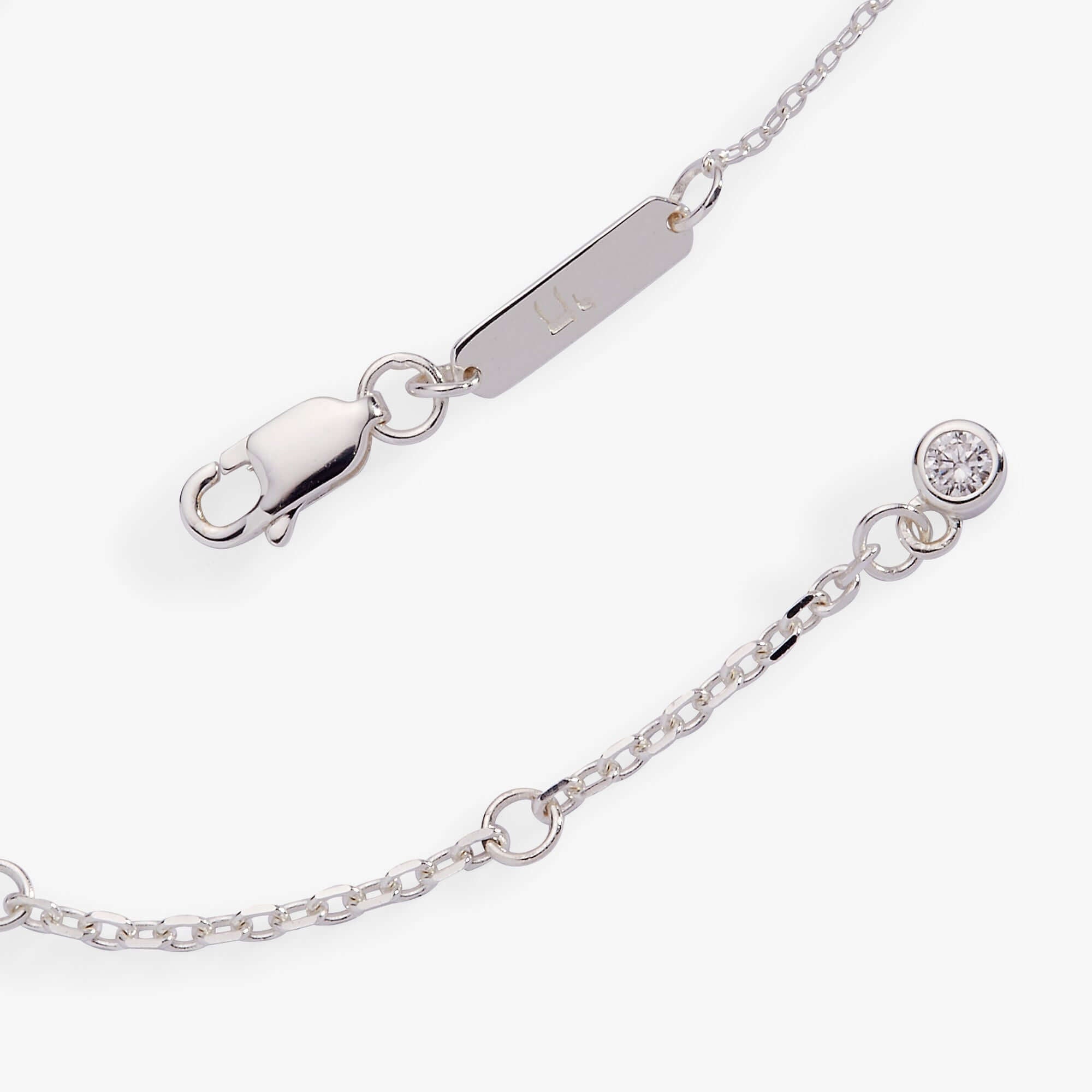 Star of David Delicate Pave Beaded Chain Bracelet, Bracelets, $ 68.00, A Moment Of Now™