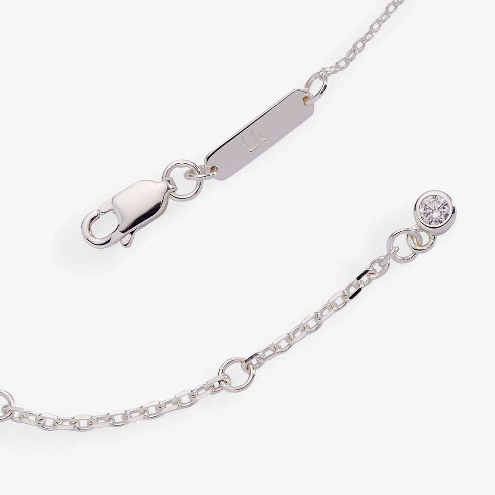 Star of David Delicate Pave Beaded Chain Bracelet, Bracelets, $ 68.00, A Moment Of Now™
