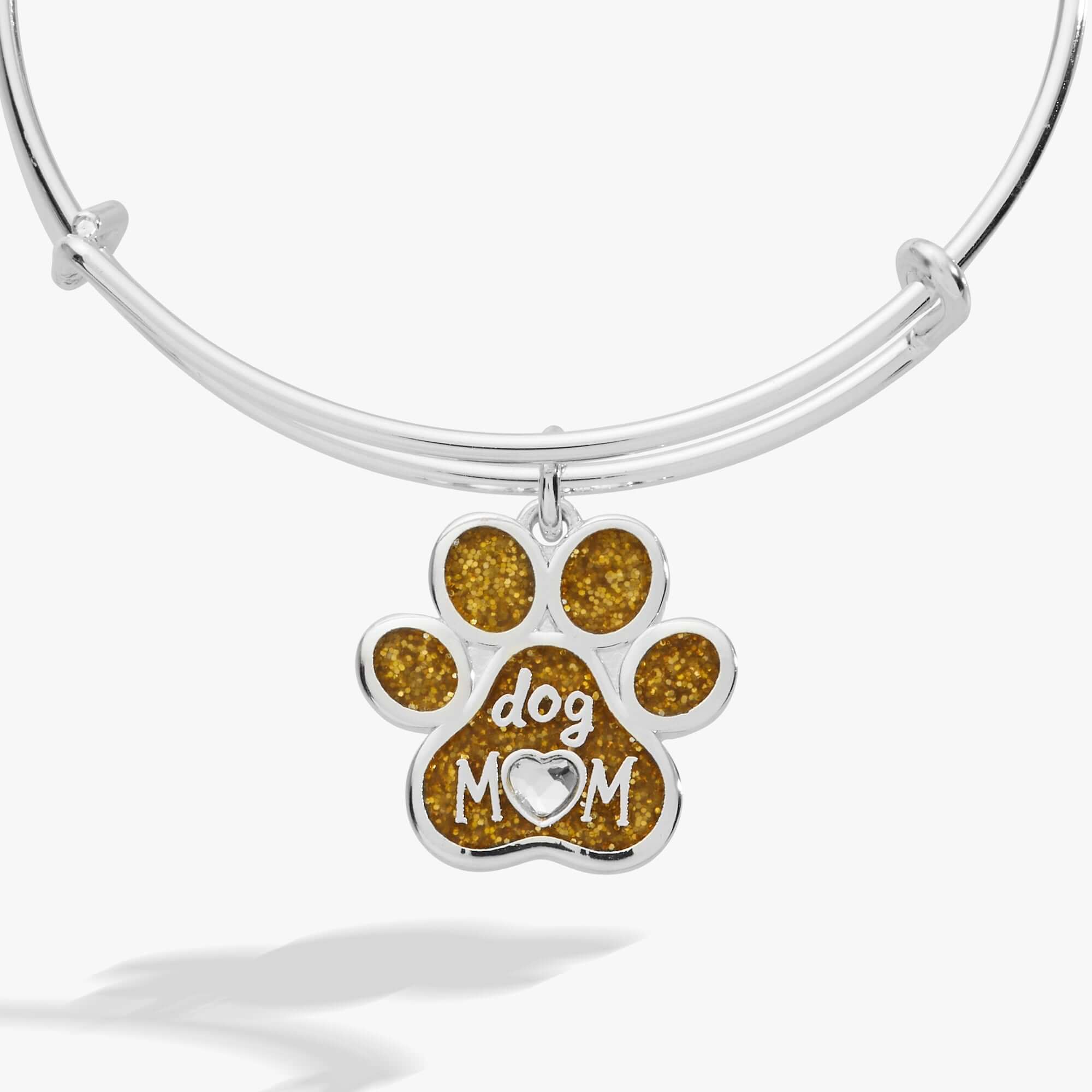 Dog Mom Charm Bangle, Bracelets, $ 28.00, A Moment Of Now™
