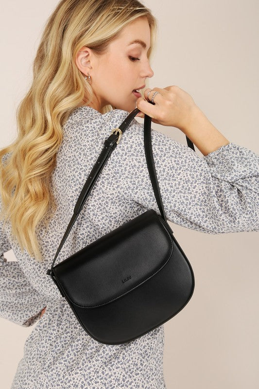 Trendy Flap Saddle Crossbody Bag | Shop Women's Handbags Online Crossbody Bag A Moment Of Now Women’s Boutique Clothing Online Lifestyle Store