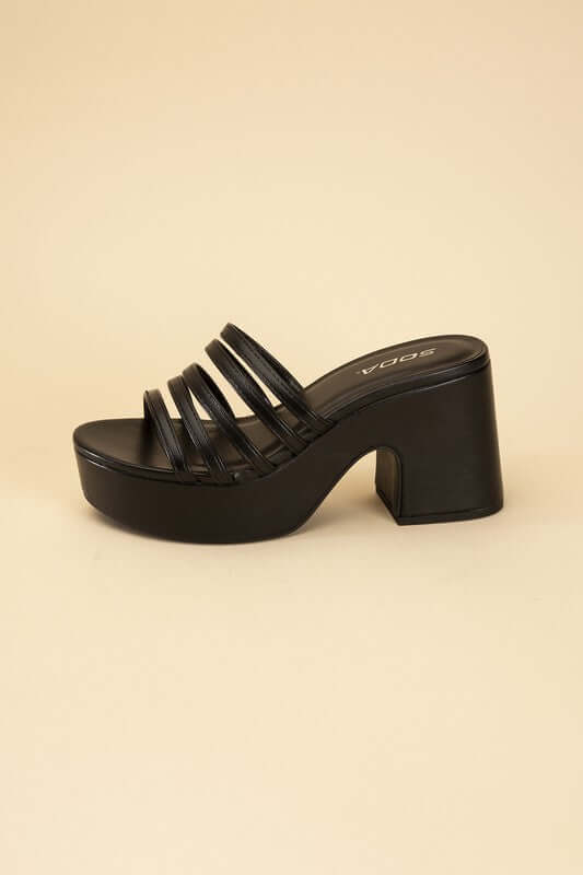 HOLME-S Platform Mule Slides, Fortune Dynamic, $ 45.00