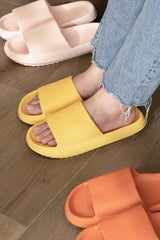 Unisex EVA Thick Sole Pillow Slippers Cloud Cushion Slides