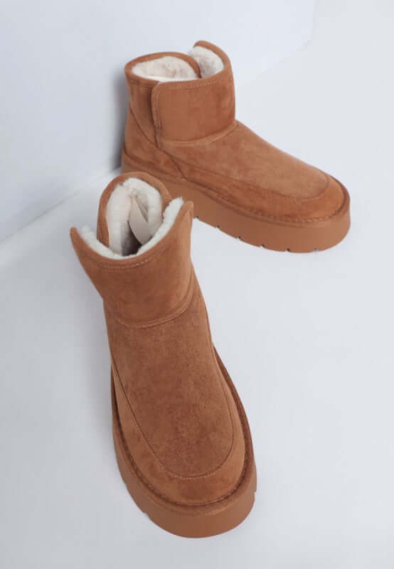 Holias Chunky Heeled Snow Boots for Winter Style, Boots, $ 79.00, A Moment Of Now™