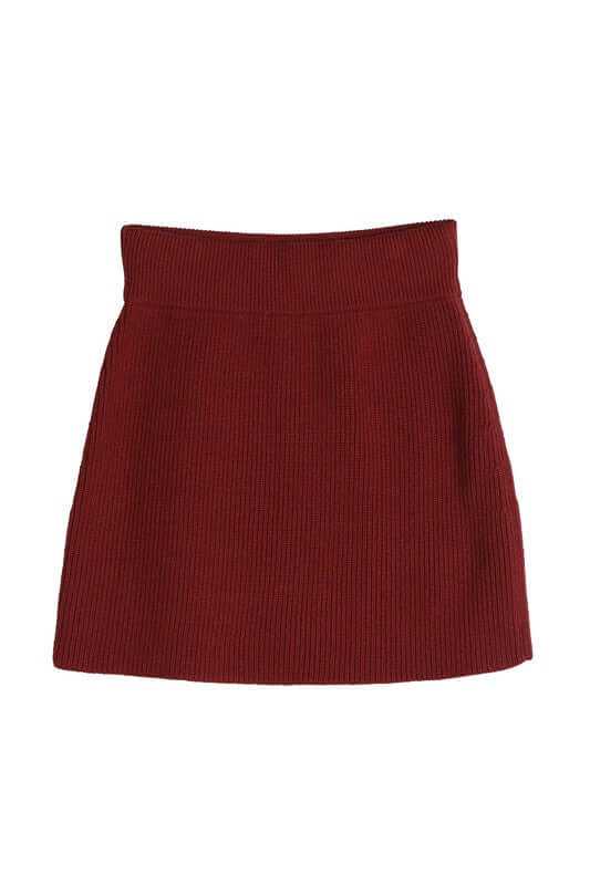 Ribbed knit crop top and skirt set, Clothing Set, $ 54.95, A Moment Of Now™