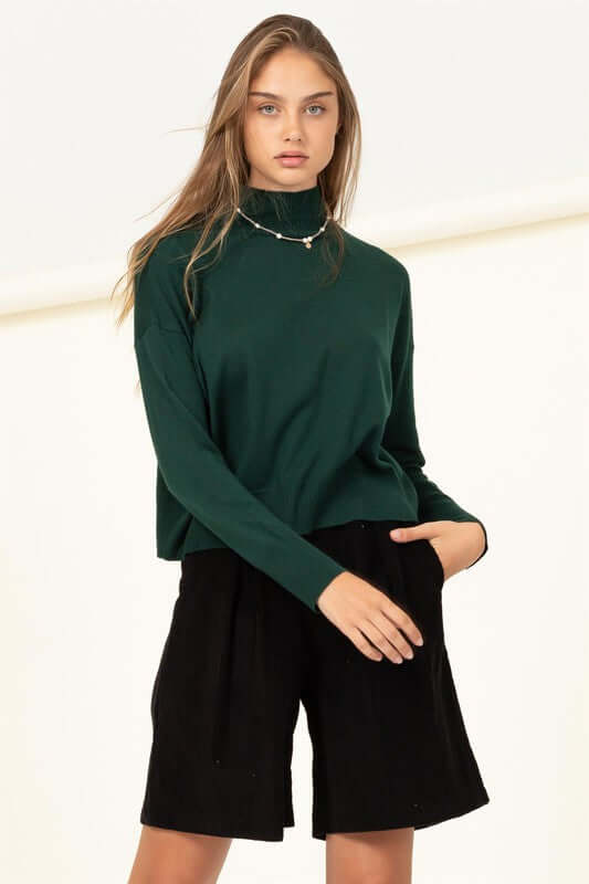 Warm Personality High-Neckline Sweater, HYFVE, $ 45.00