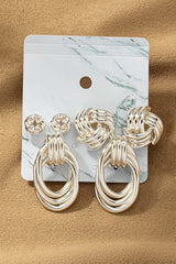 Shop Premium Metal Knot Earrings | Women's Clothing Boutique Online, Earrings, USA Boutique