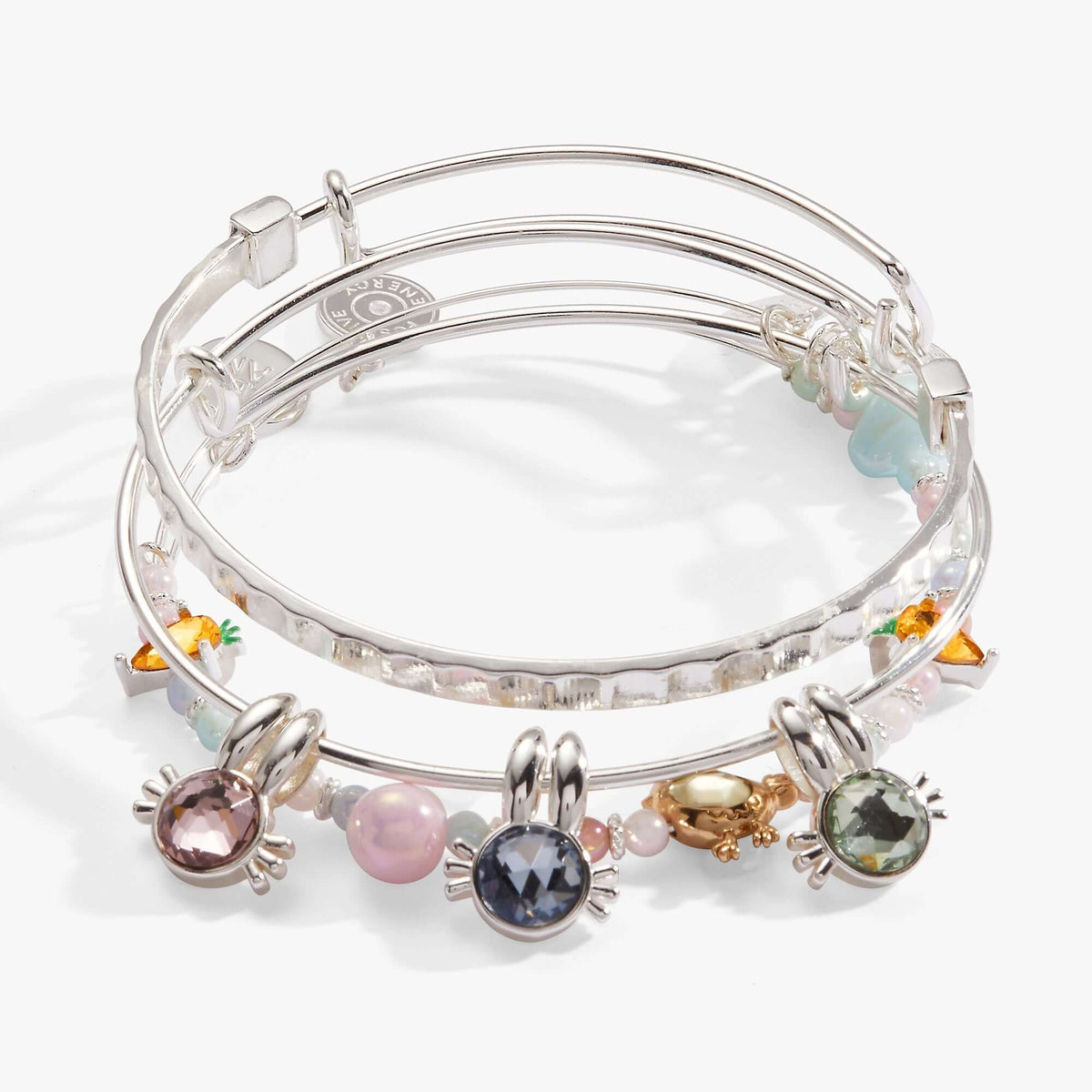 Crystal Bunny Bangles Set of 3, Bracelets, $ 74.00, A Moment Of Now™