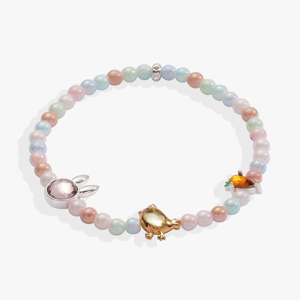 Crystal Bunny Stretch Bracelet, Bracelets, $ 38.00, A Moment Of Now™