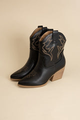 Shop BLAZING-S Western Cowboy Boots in Black / Gray | Boutique Shoes, Western Boots, USA Boutique