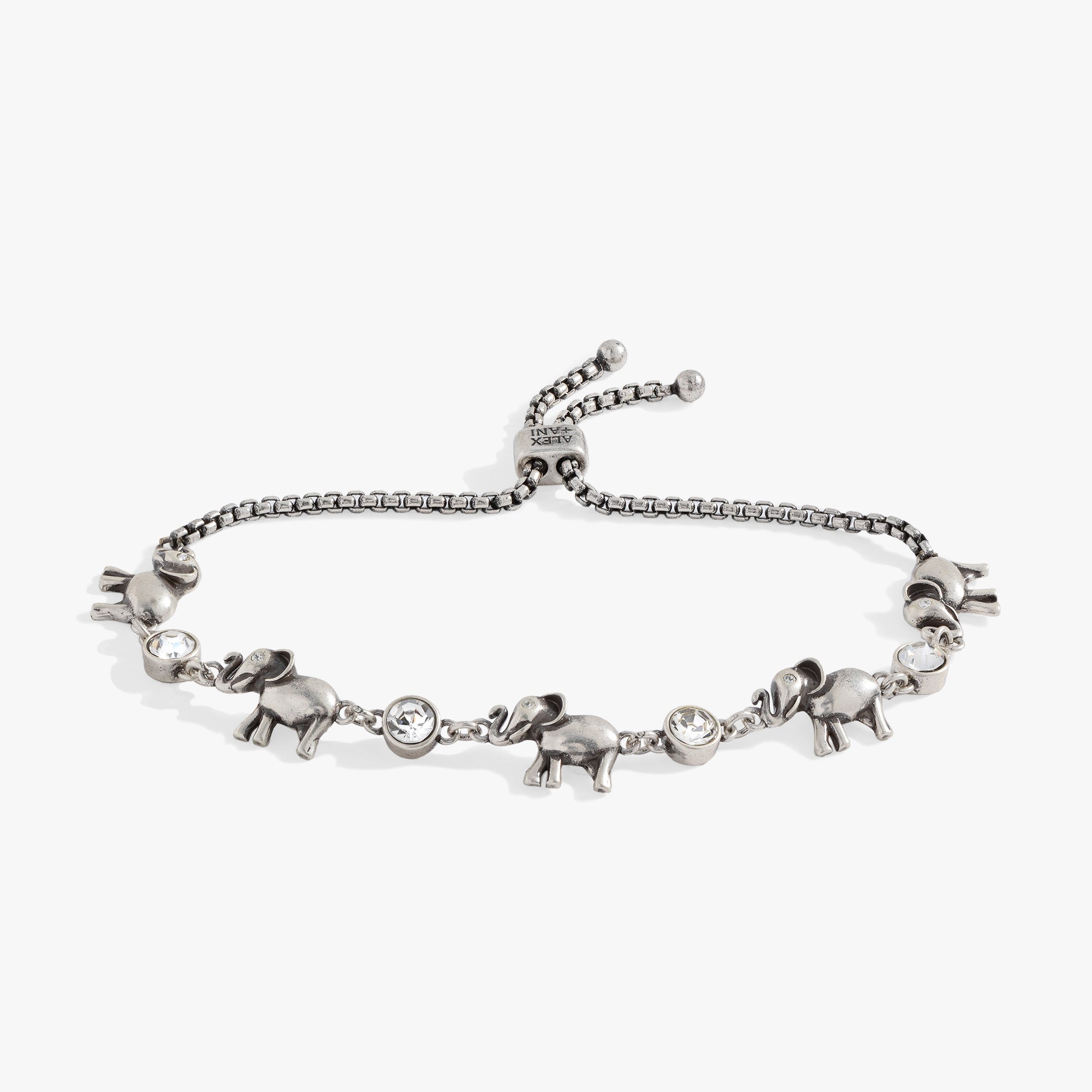 Elephant Crystal Bolo Bracelet, Bracelets, $ 38.00, A Moment Of Now™
