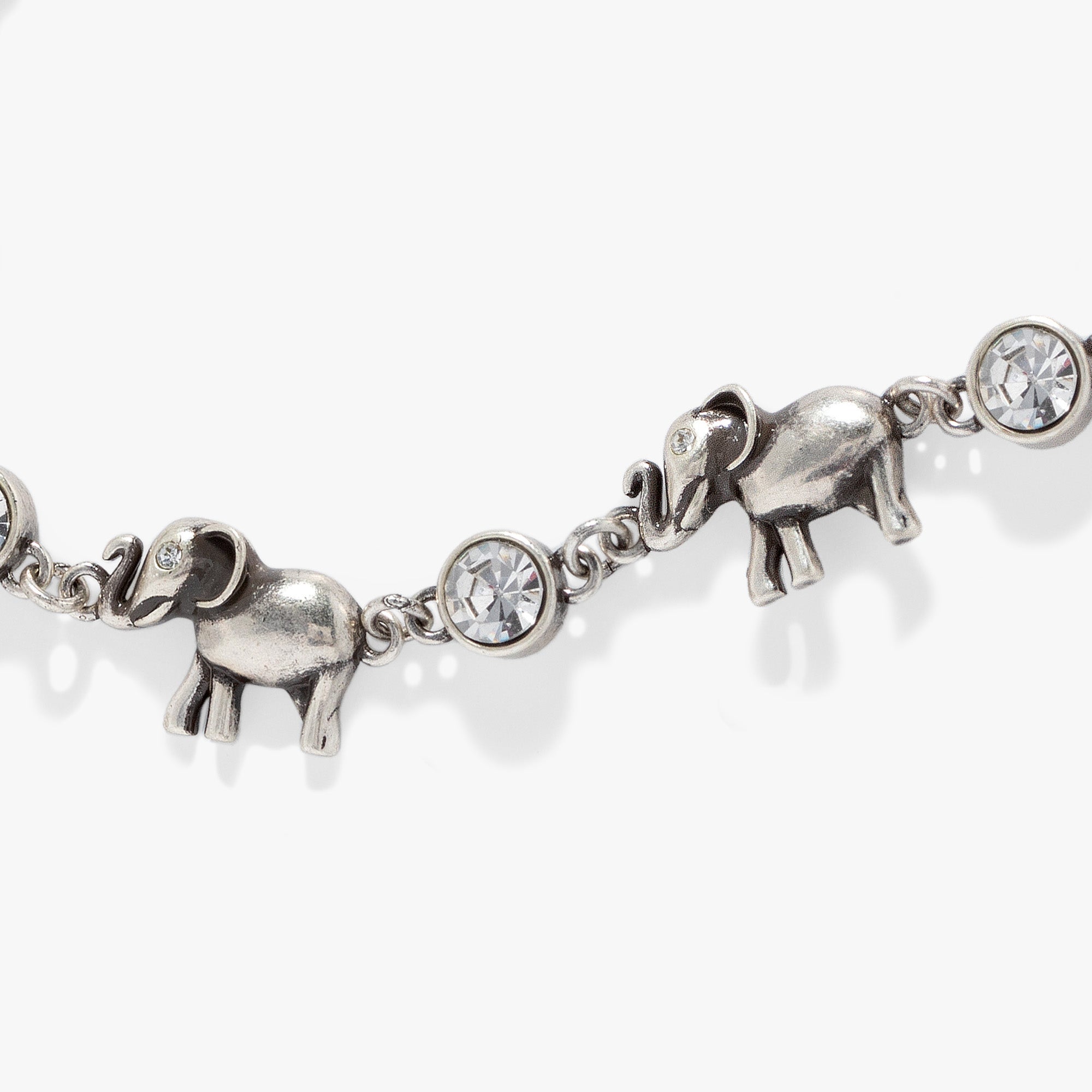 Elephant Crystal Bolo Bracelet, Bracelets, $ 38.00, A Moment Of Now™