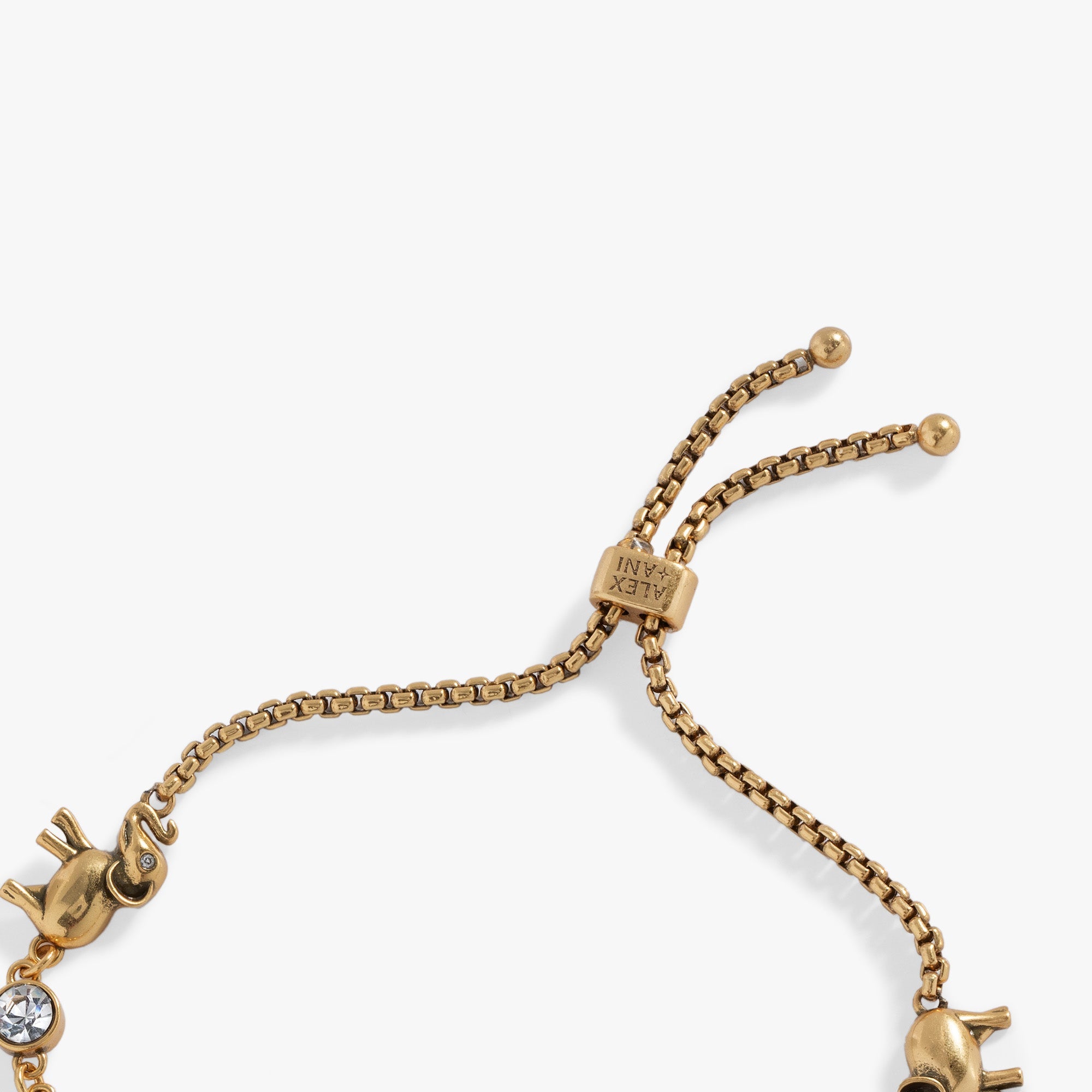 Elephant Crystal Bolo Bracelet, Bracelets, $ 38.00, A Moment Of Now™