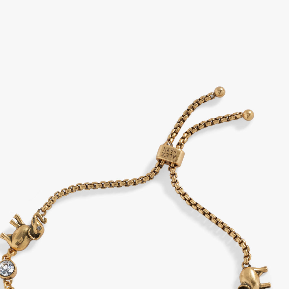 Elephant Crystal Bolo Bracelet, Bracelets, $ 38.00, A Moment Of Now™