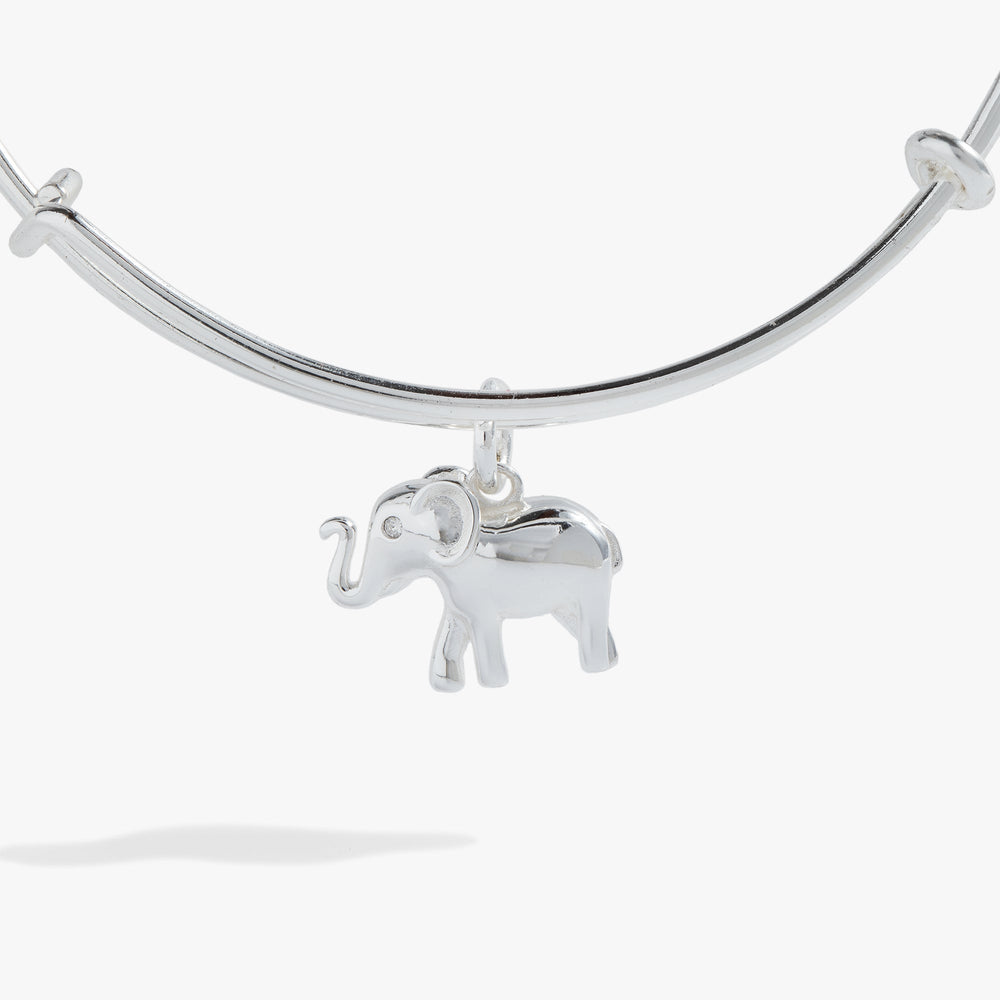 Elephant Charm Bangle, Bracelets, $ 28.00, A Moment Of Now™