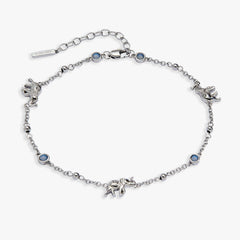 Elephant Inline Charm Anklet