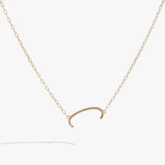 Initial C Precious Elongated Necklace, Necklaces, $ 39.90, A Moment Of Now™