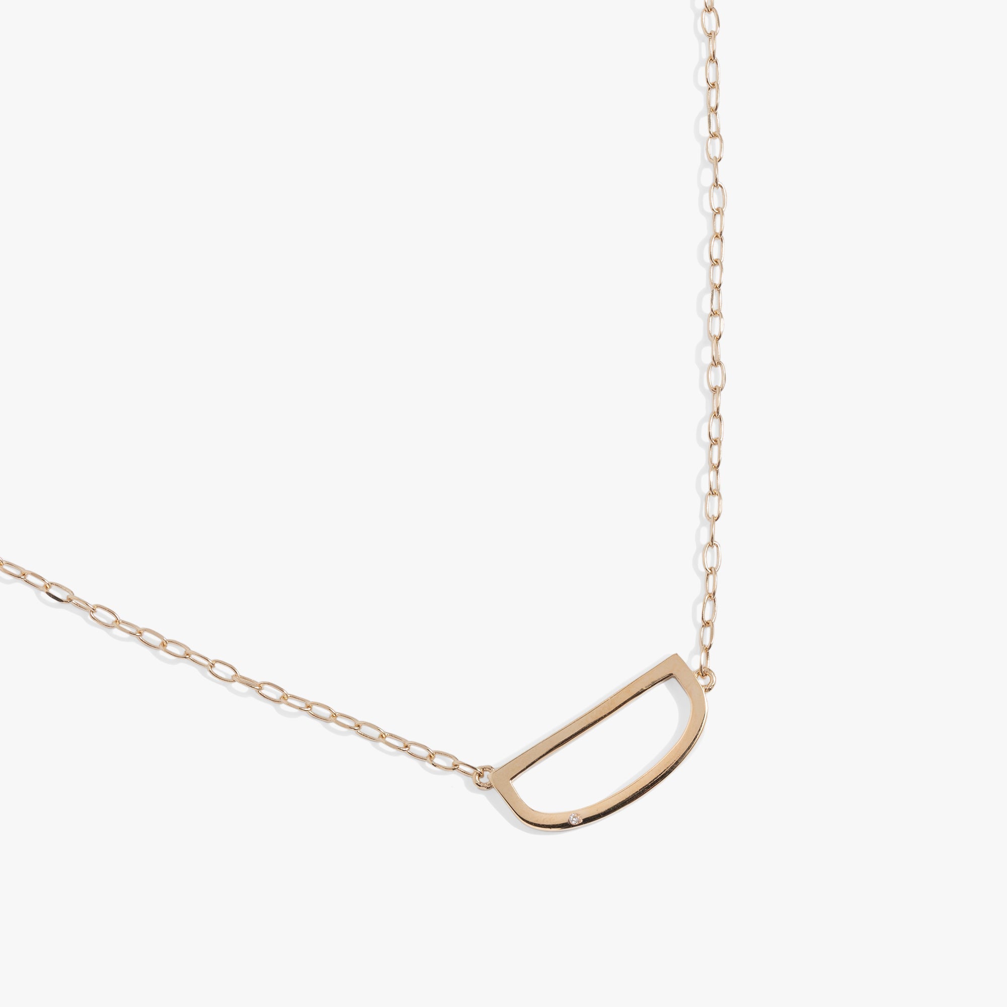 Initial D Precious Elongated Necklace