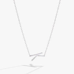 Initial K Precious Elongated Necklace, Necklaces, $ 39.90, A Moment Of Now™