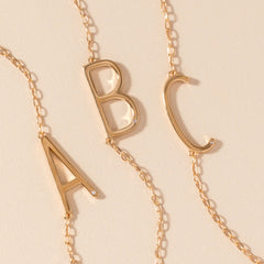 Initial B Precious Elongated Necklace, Necklaces, $ 39.90, A Moment Of Now™