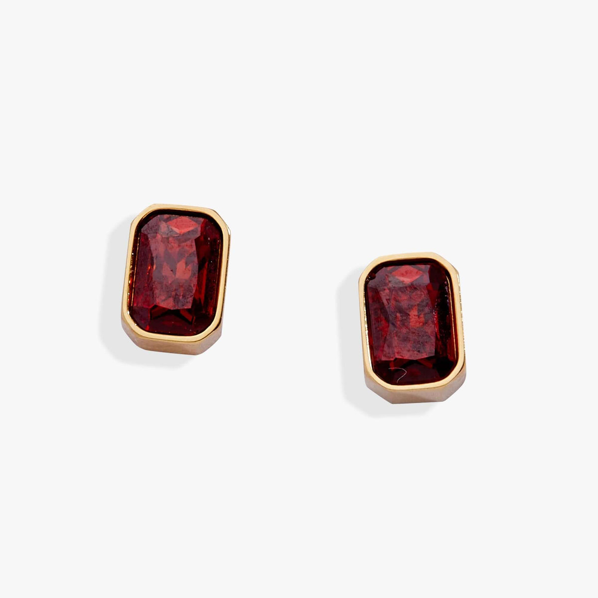 January Emerald-Cut Birthstone Stud, Earrings, $ 28.00, A Moment Of Now™