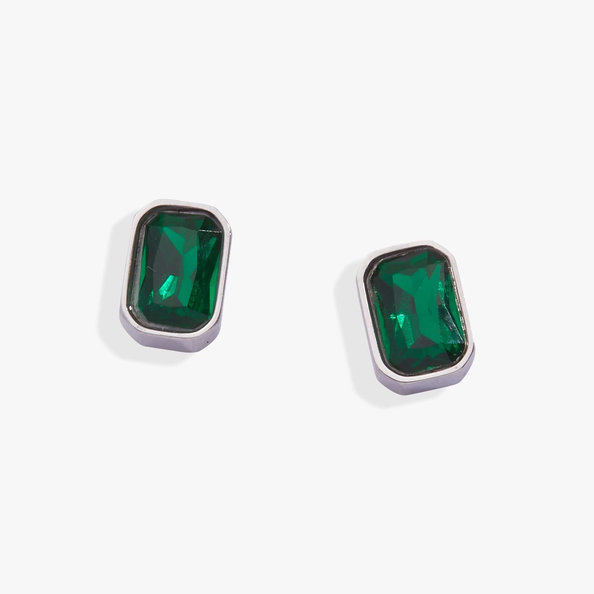 May Emerald-Cut Birthstone Stud Earrings, Earrings, $ 28.00, A Moment Of Now™